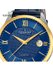 Candino Analog-Armbanduhr Candino Classic blau groß (ca. 41mm)