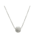 EYE CANDY Collier "KUGEL" in Silber aus Sterling-Silber