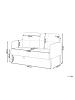 Beliani 2-Sitzer Sofa LAHTI in Braun/Schwarz - (W) 124 x (H) 70 x (L) 70 cm