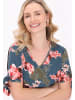 Albee Women Blouse in Dark Green Multicolor