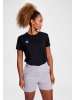 Hummel T-Shirt Rundhalsausschnitt gesticktes Logo Regular fit in Schwarz-2