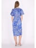 DreiMaster Damen Kleid in Weiss Flieder