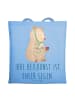 Mr. & Mrs. Panda Tasche Arzt Segen mit Spruch in Sky Blue