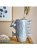 Bloomingville Vase TACE Blau Keramik FISCHE 23 cm