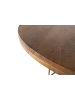 Giner y Colomer Runder Esstisch aus massivem Mangoholz 150 cm in Brown