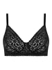 Nur Die  Bügelloser BH Lace in Schwarz