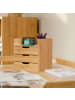 relaxdays Schreibtisch Organizer in Natur - (B)30 x (H)33 x (T)31 cm
