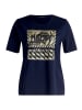 Betty Barclay Basic Shirt mit Placement in Patch Dark Blue/Beige