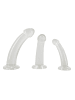 Crystal Clear Analdildo Anal Training Set in transparent
