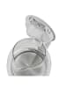 Adler Europe Adler AD 1283 Glas-Wasserkocher 1 L - 1100 W mit LED-Beleuchtung, Grau in Grau