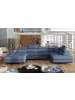 MF Design Rodri Recamiere Rechts in Blau -  (L) 202 x (B) 345 x (H) 90 cm
