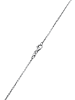 KUZZOI Halskette 925 Sterling Silber Kreuz, Schlange in Schwarz