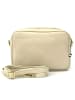 Florence Florence Umhängetasche Leder beige ca. 22cm