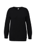 QS Strickpullover langarm in Schwarz