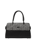 faina Women Handbag in Black White