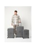 Heys ReNew 4 Rollen Kofferset 3-teilig mit Dehnfalte charcoal
