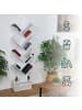 relaxdays Bücherregal in Weiß - (B)38 x (H)146 x (T)22 cm