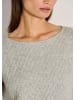 MADELEINE Pullover in steingrau / melange