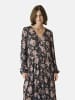 Noa Noa Langes Kleid EllenNN in Print Black-Purple