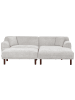 Beliani 2-tlg Ecksofa HOLT in Grau/Braun