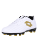Lotto Fußballschuhe Stadio 700 AGM in 6WX All White/Light Platino