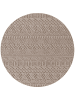 Teppich Boss Kurzflor Teppich Helix 2202, rund - Beige