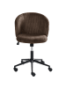 Beliani Bürostuhl MILES in Braun/Schwarz - (W) 55 x (H) 76 x (L) 55 cm