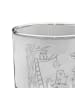 Mr. & Mrs. Panda Whiskey Glas Waldtiere Picknick ohne Spruch in Transparent