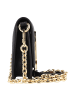 Chiara Ferragni Eyelike buckle Clutch Geldbörse 19.5 cm in black