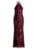 Vera Mont Abendkleid im Glitzer-Look in Wild Ruby