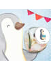 Mr. & Mrs. Panda Bonbonglas Pinguin Buch ohne Spruch in Weiß