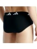 adidas 3er Pack Brief Active Flex Cotton in Schwarz