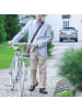 relaxdays Fahrradständer in Silber - (B)168 x (H)26 x (T)33,5 cm