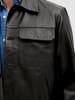 Jack & Jones Lederjacke in Black