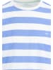 FYNCH-HATTON T-Shirt, slub, stripe in Blau