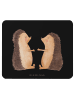 Mr. & Mrs. Panda Maus-Pad Igel Liebe ohne Spruch in Schwarz
