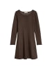 Jerseykleid flared in Stone Brown Melange