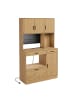SoBuy Küchensideboard in Hell Eiche - (W) 40 x (H) 170 x (L) 100 cm