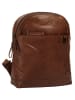 SPIKES & SPARROW Rucksack BACKPACK echt Leder in cognac