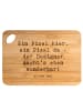 Mr. & Mrs. Panda Hackbrett Spruch Designer Pixel Kunst mit Spruch in Braun