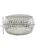 KADIMA DESIGN Couchtisch Sofatisch | Aluminium Silber, 66x66x32cm, Rund