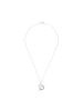 Amor Kette mit Anhänger Silber 925, rhodiniert+rosévergoldet in Bicolor