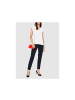 comma Rundhals T-Shirt für Damen in offwhite