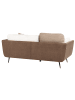 Beliani 5-tlg 3-Sitzer Sofa BOLGA in Braun/Weiß