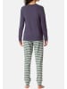 Schiesser Schlafanzug Casual Essentials in Indigo