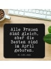 Mr. & Mrs. Panda Mouse Pad Alle Frauen sind gleich,... mit Spruch in Schwarz