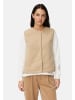Camel Active Fleece-Weste mit Knopfverschluss in Cashmere