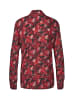 GOLDNER Elegante Bluse in trageangenehmer QualitÃ¤t in rot / schwarz / gemustert