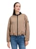 AMBER & JUNE Winterjacke mit Kragen in Braun