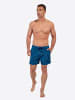 HOM Boxer-Badehose Beach Boxer Panarea in blue print